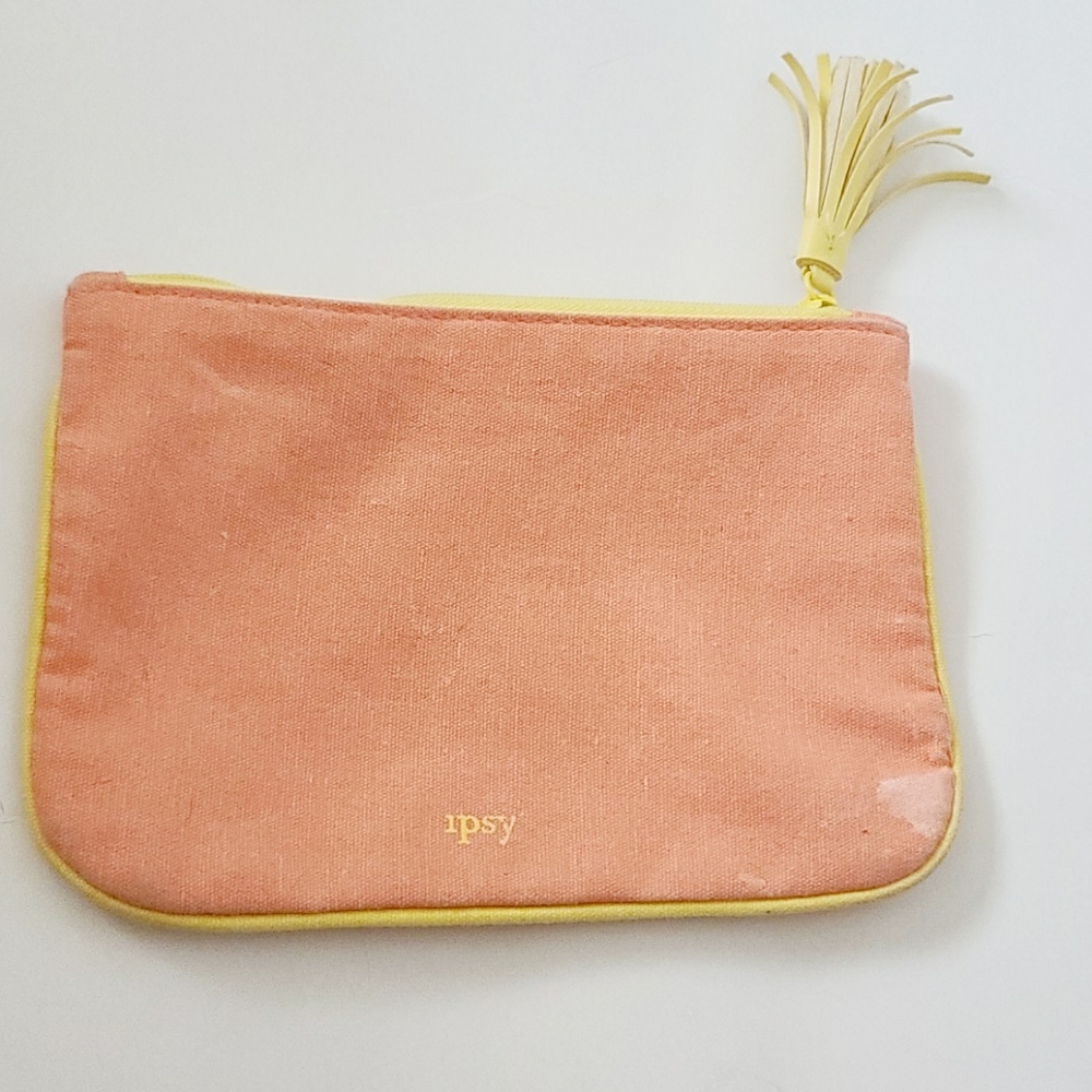 9/29 IPSY MAKEUP BAG, ORANGE